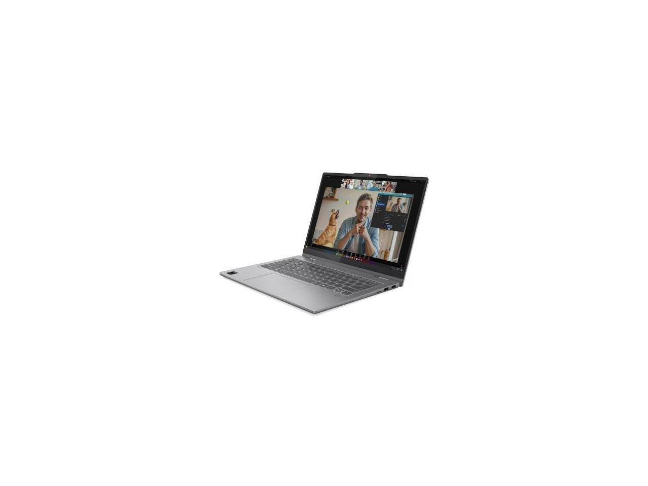 Alt View 7. Lenovo - Lenovo IdeaPad 5 2-in-1 14" Touch - Snapdragon X1P-42-100 3.4GHz - 16GB - 1TB SSD - Windows 11 - Adreno GPU - Wi-Fi 7 - Gray.