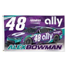 WinCraft - Alex Bowman 3' x 5' Single-Sided Deluxe Flag - Multicolor
