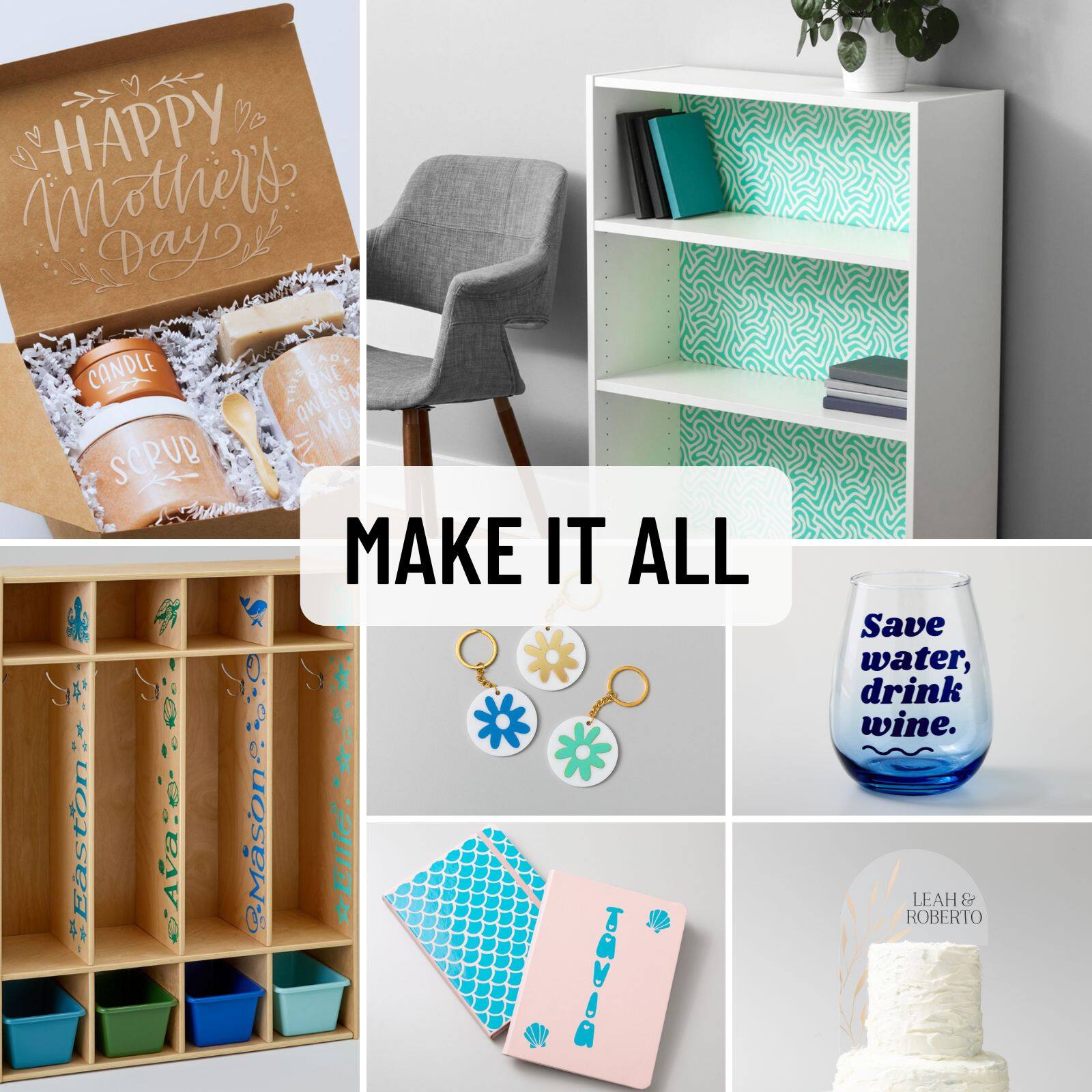 HAPPY Mother's Day

CANDLE
SCRUB

Easton Ava & Mason's

Save water, drink wine.

LEAH & ROBERTO