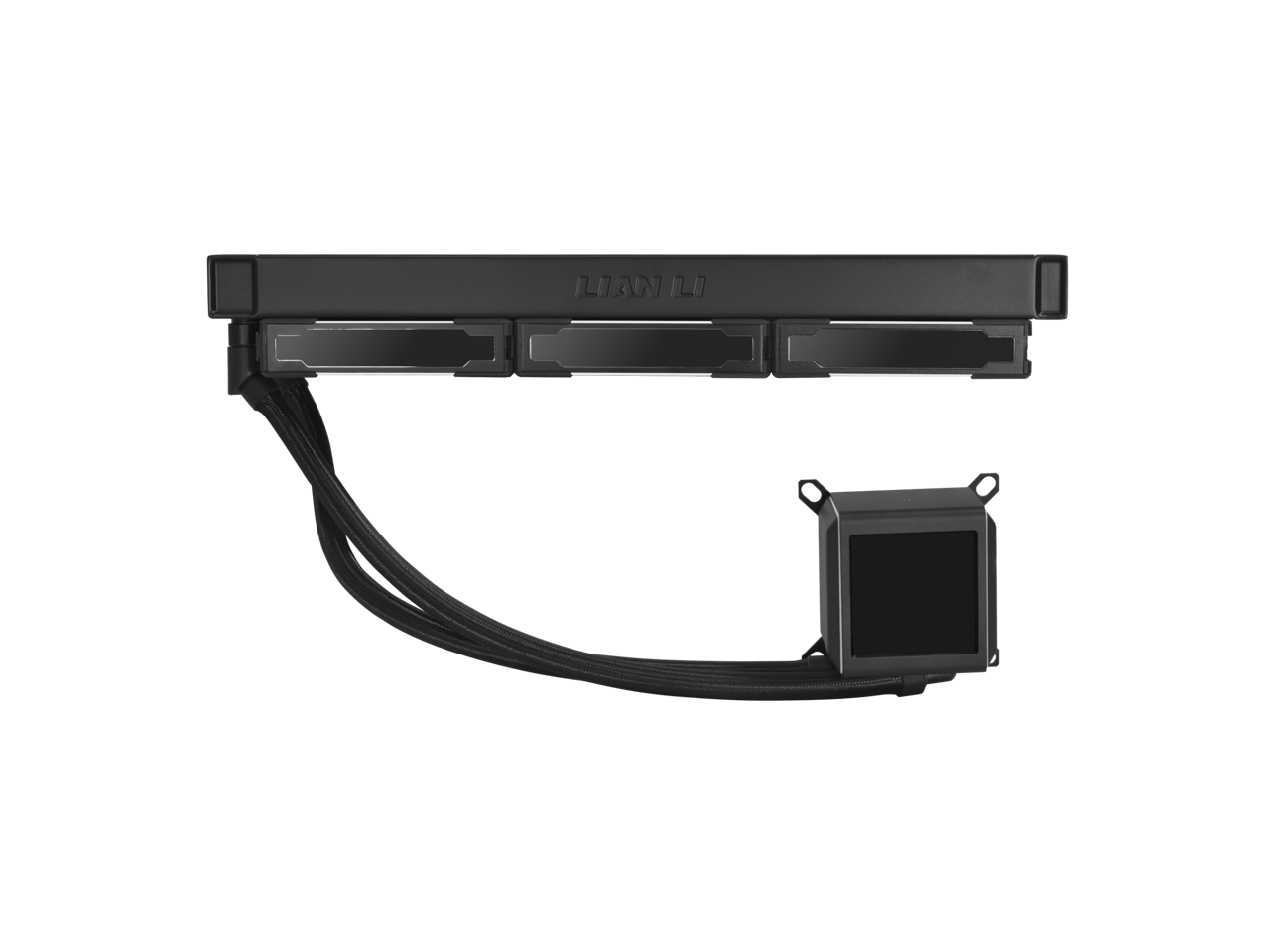 Alt View 1. Lian Li - LIAN LI Galahad II LCD 360mm Black AIO, Intel & AMD Compatible - GA2ALCD36INB - Black.