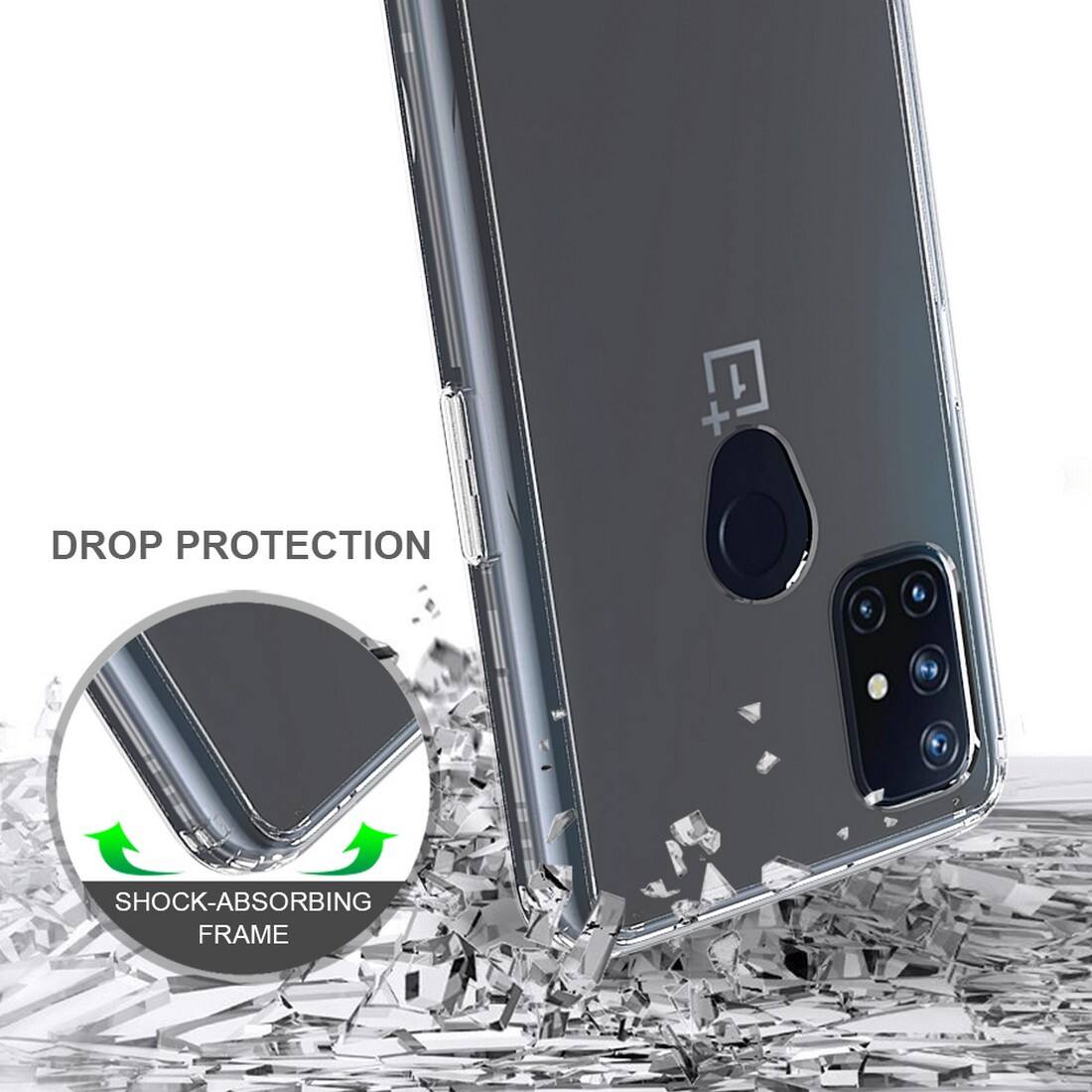 DROP PROTECTION SHOCK-ABSORBING FRAME
