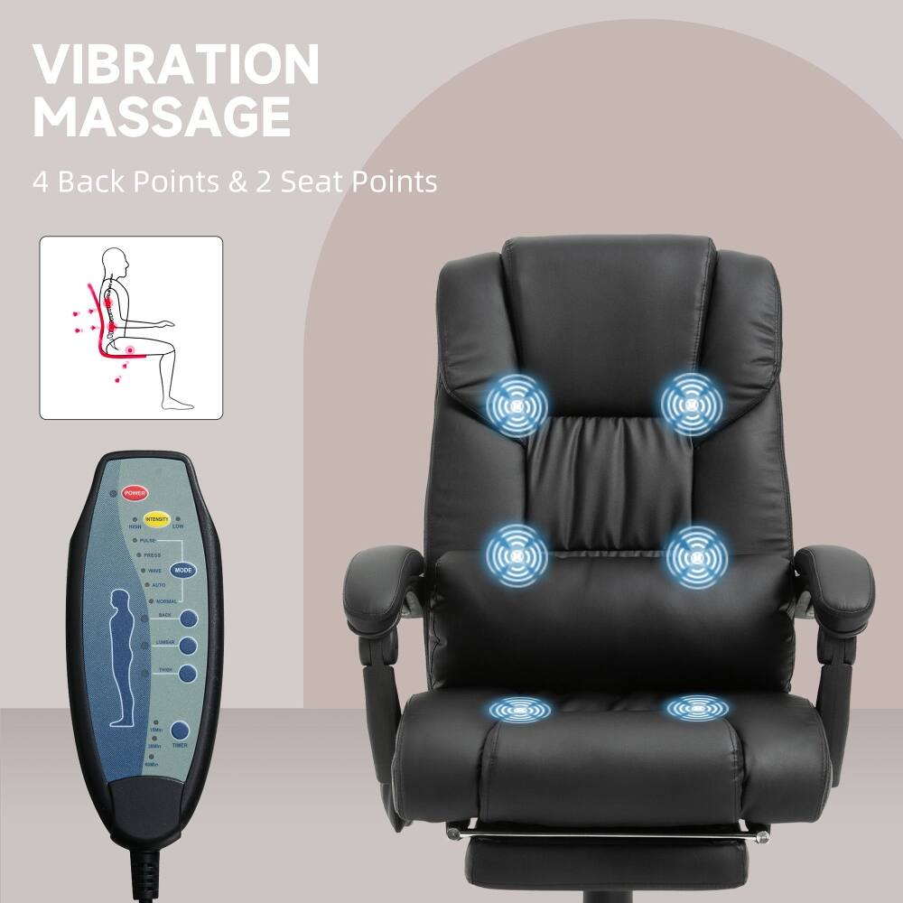 VIBRATION MASSAGE  
4 Back Points & 2 Seat Points