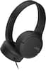 Front. JVC - On-Ear Wired Headphones with USB-C Connection HAS33UCB - Black.