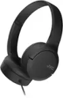Front. JVC - On-Ear Headphones HAS33UCB - Black.