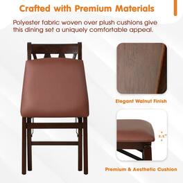 East West Furniture - Plano Modern Dining Chairs - Mahogany
