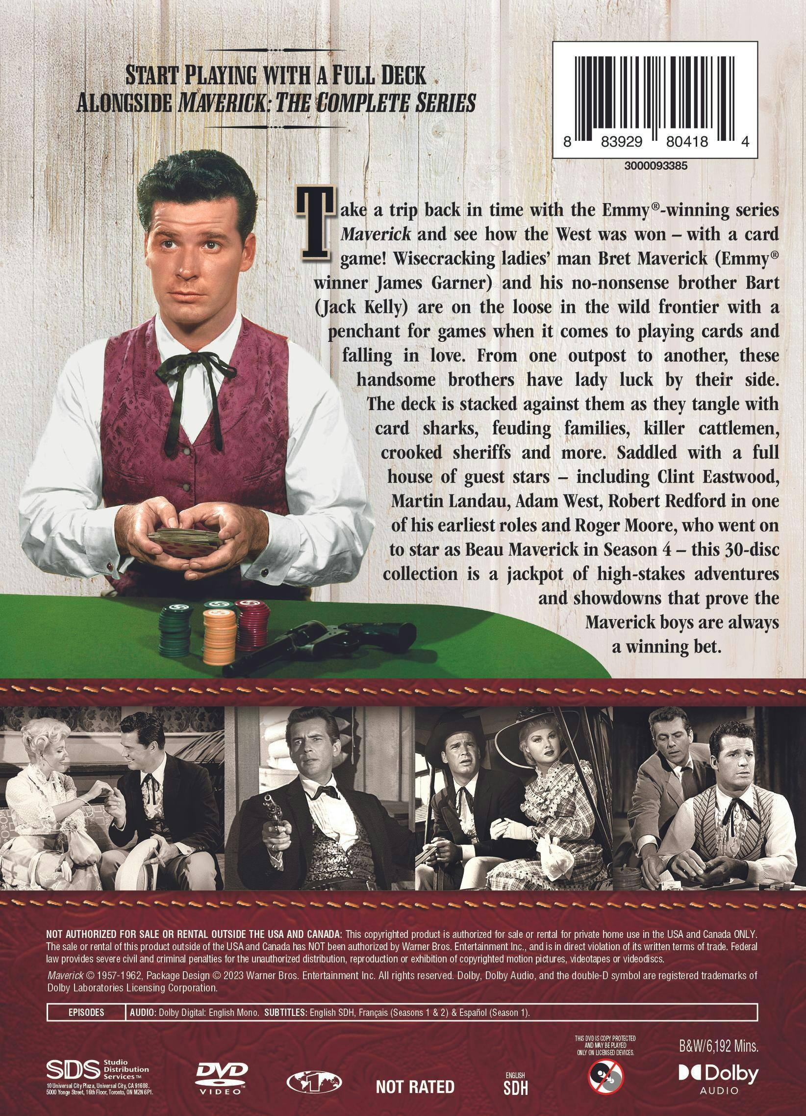 Angle. Maverick: The Complete Series [DVD].