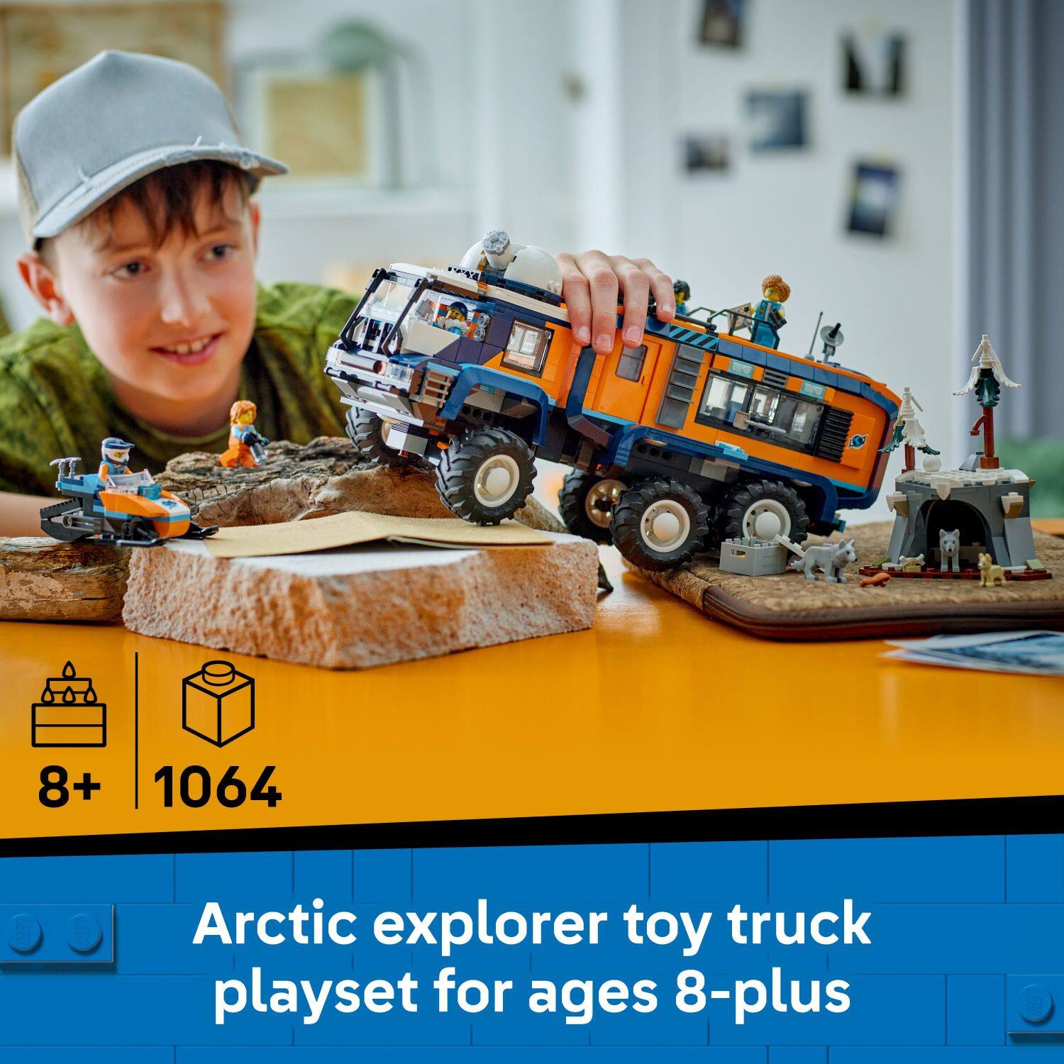 K CELO 8+ 1064 LEGO Arctic explorer toy truck playset for ages 8-plus 27