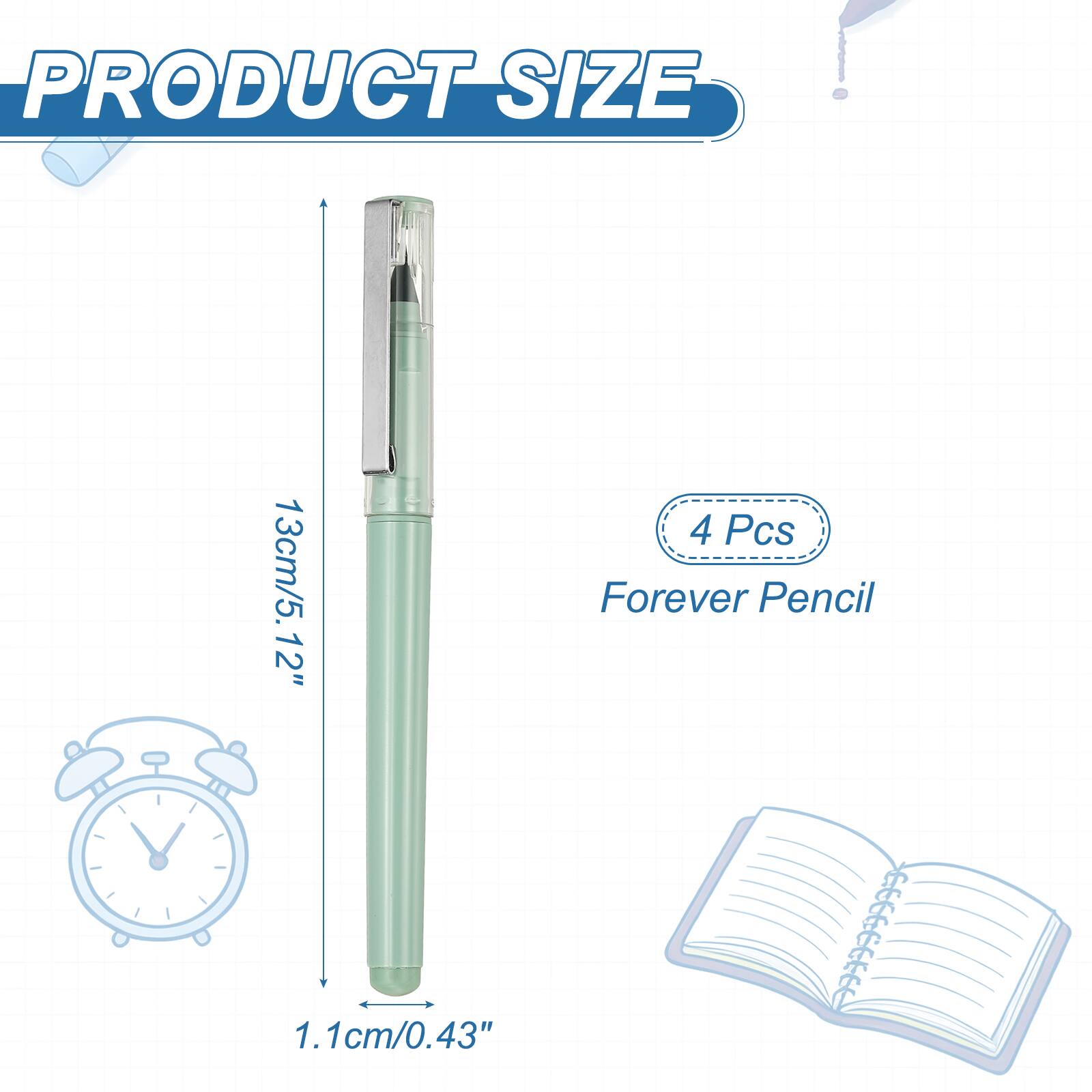 PRODUCT SIZE  
13cm/5.12"  
4 Pcs  
Forever Pencil  
1.1cm/0.43"
