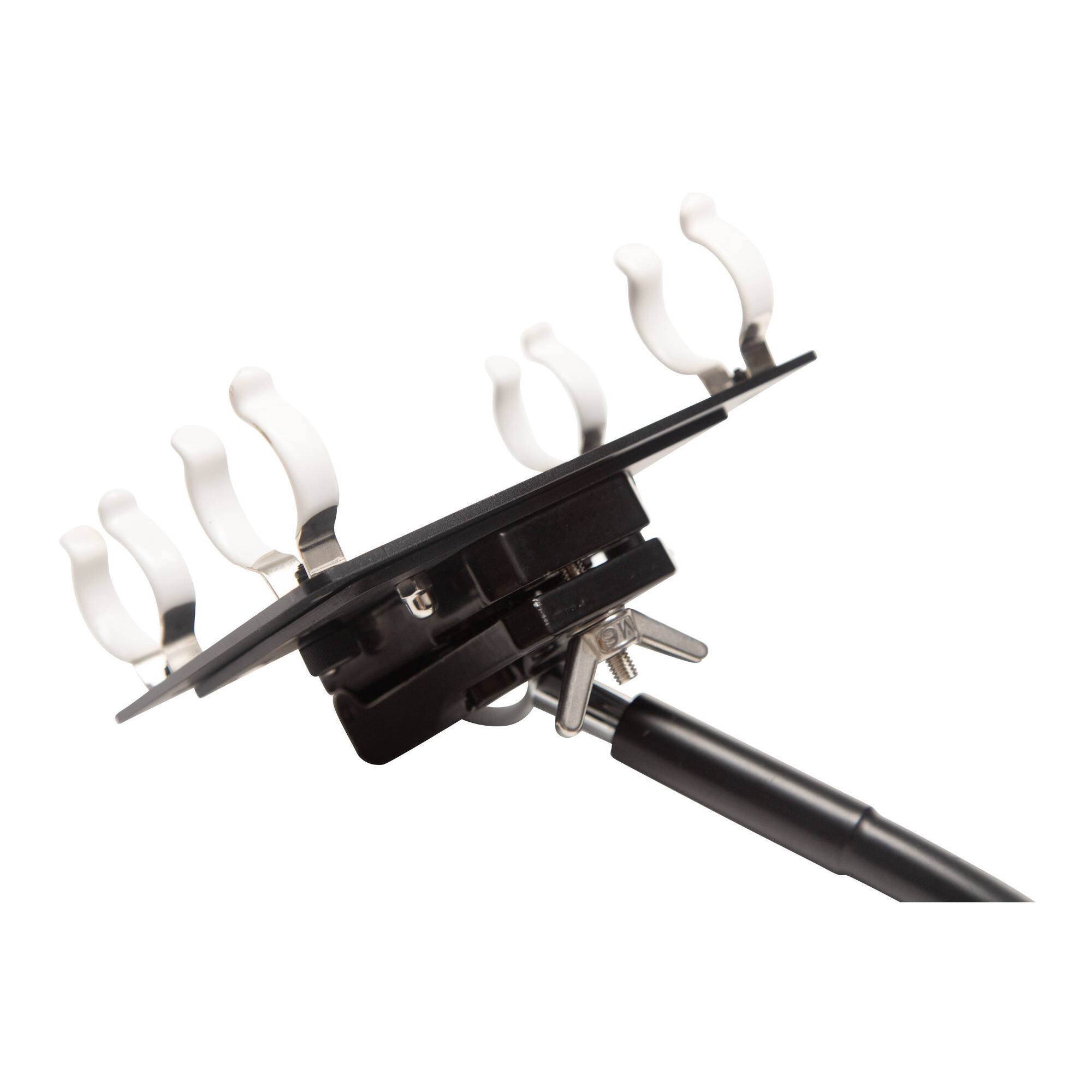 Back. NANLITE - NanLite Pavotube Double Bank Fixture with Gooseneck and 5/8in Receiver.