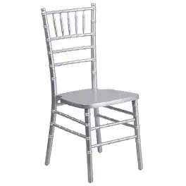 Emma + Oliver - Wedding & Event Wood Chiavari Dining Chair - Silver