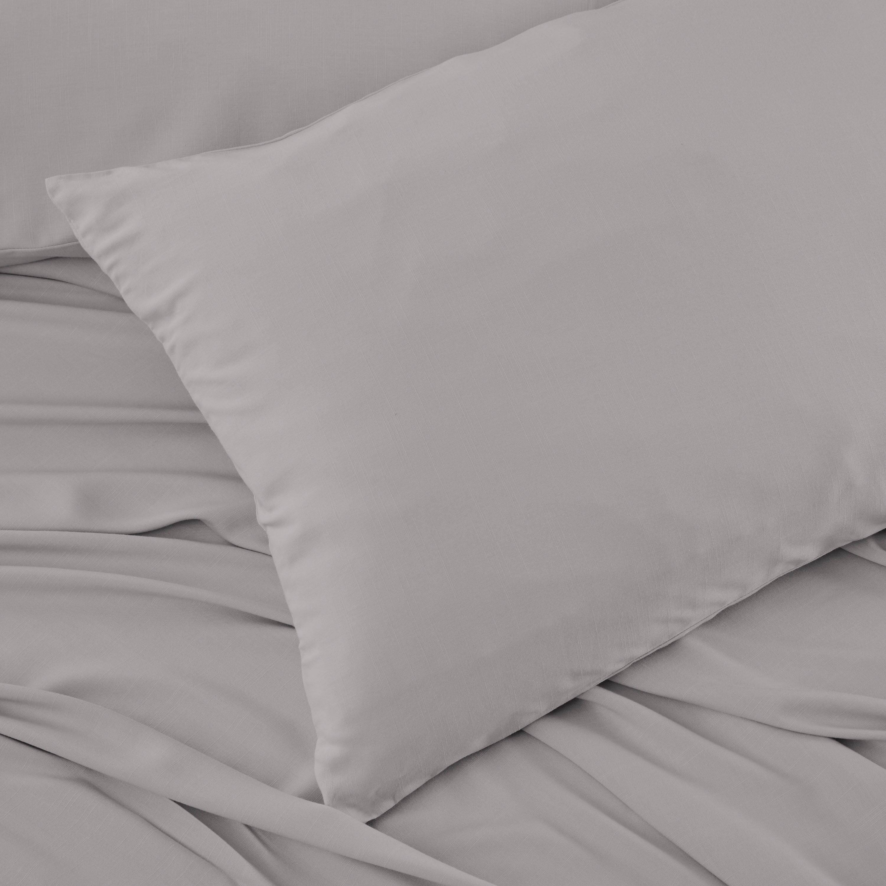 Left. Bedgear - Hyper-Linen Performance® Sheet Set - Medium Beige, King - medium-beige.