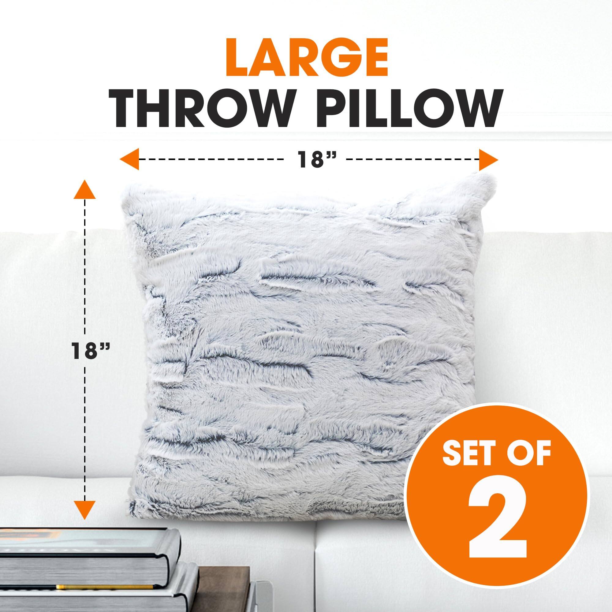 LARGE THROW PILLOW 18"  
18"  
SET OF 2