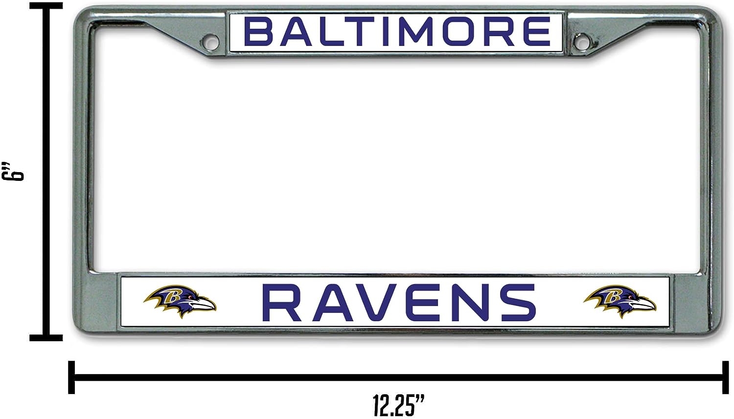 BALTIMORE  
6"  
RAVENS  
12.25"