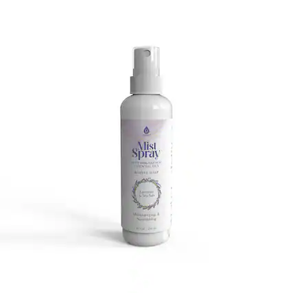 Mist Spray with 100% Natural Essential Oils Restful Sleep Lavender & Sea Salt Moisturizing & Nourishing 8.5 OZ / 250 ML