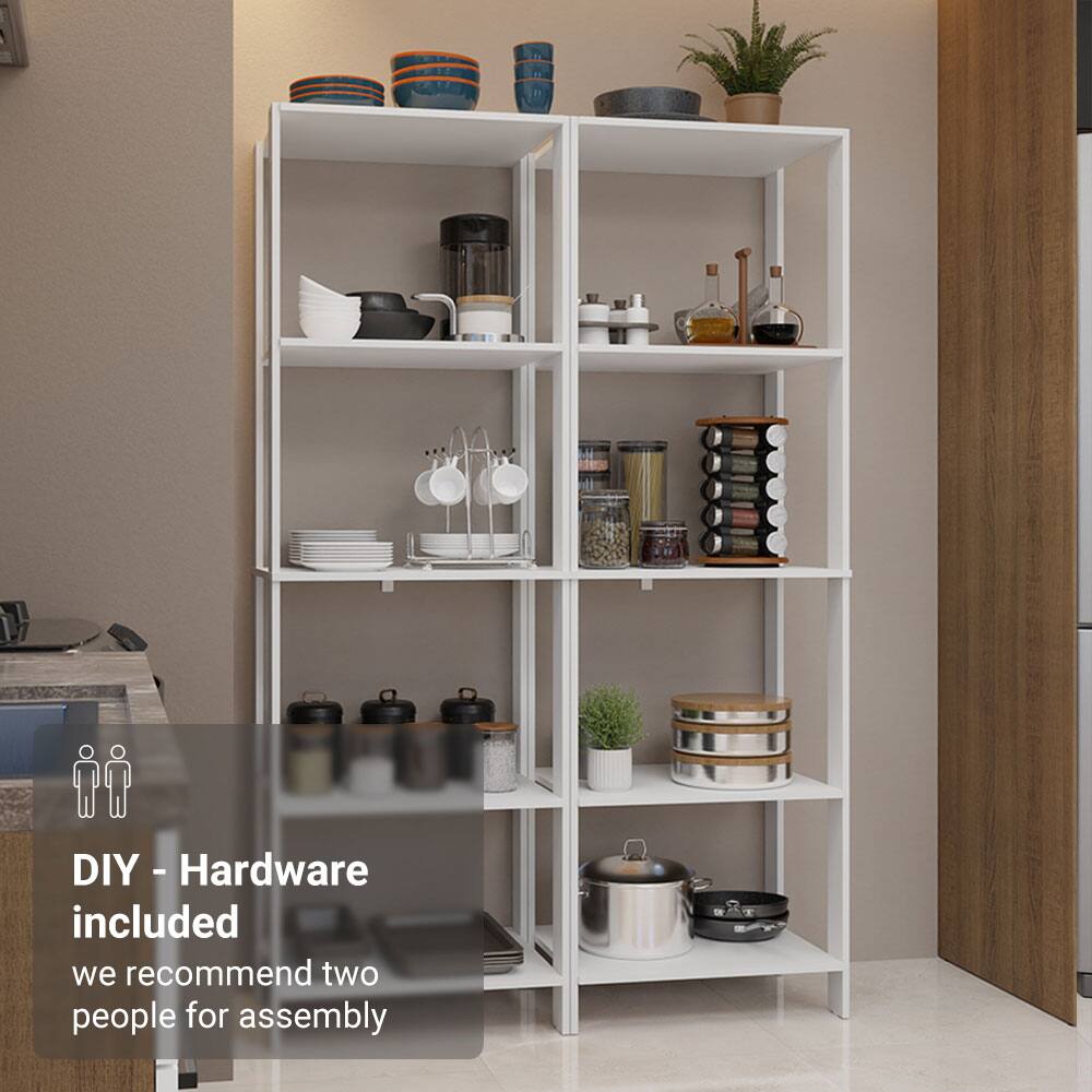 DIY - Hardware included  
we recommend two people for assembly