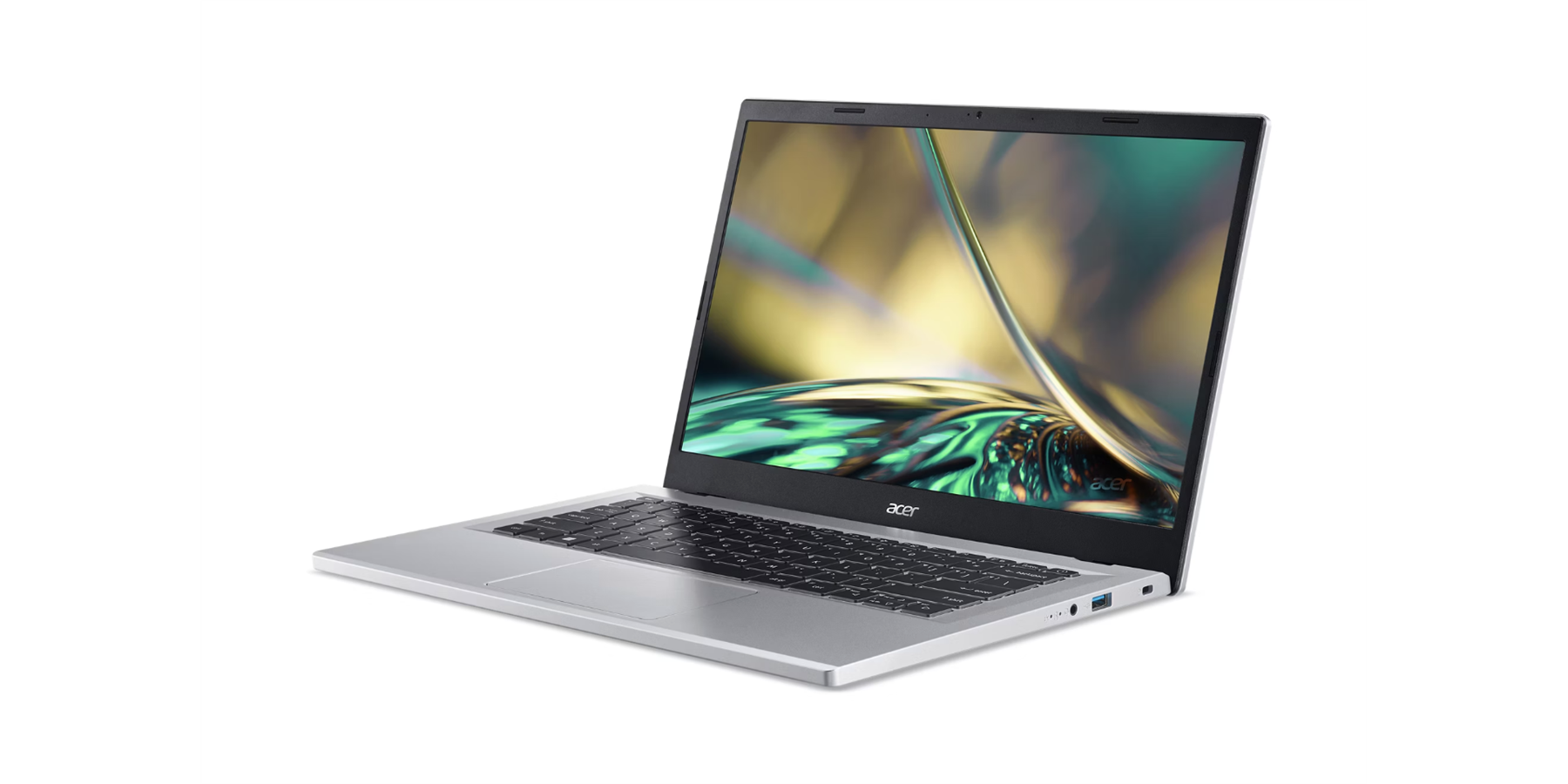 The text in the image is "acer."