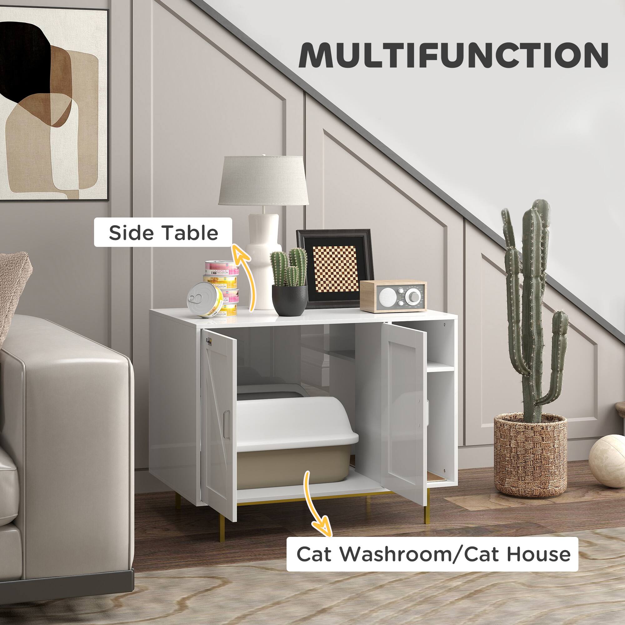 MULTIFUNCTION

Side Table

Cat Washroom/Cat House