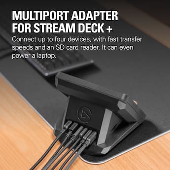 Elgato USB Hub For Stream Deck+ USB Microphone Interface and Elgato USB Hub For Stream Deck+ USB Microphone Interface and