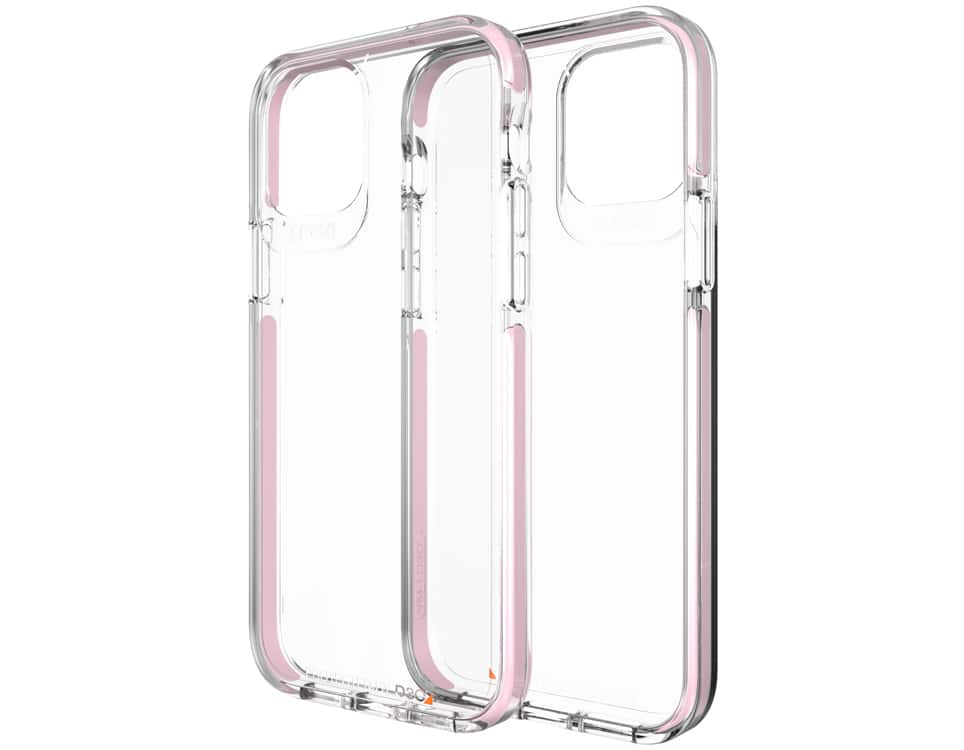 Front. Gear4 - Gear4 Piccadilly Clear/Rose Case - iPhone 12/12 Pro - Clear/Rose.
