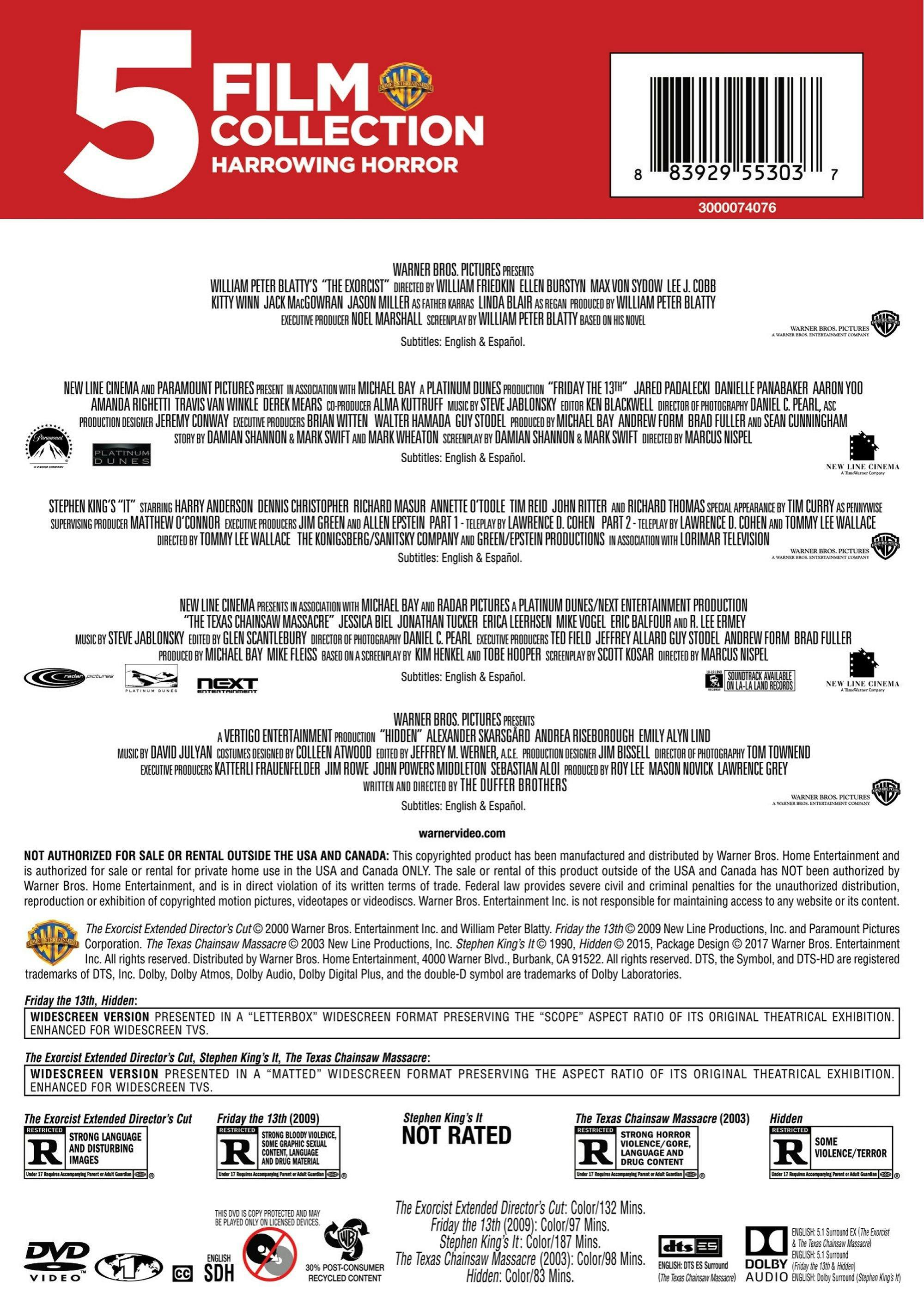 Angle. Harrowing Horror Collection (Box Set) [DVD].