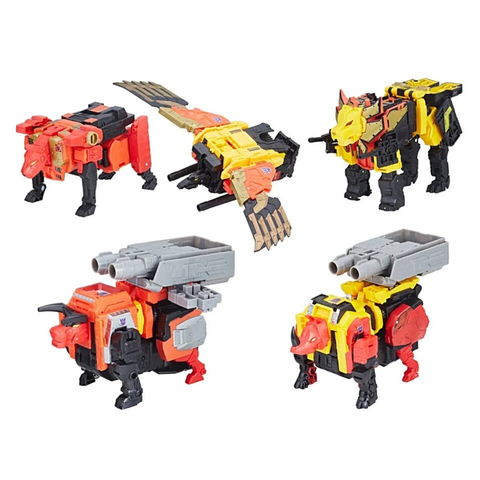 Alt View 5. Transformers - Predaking Combiner Team Set Titan Class | Transformers Generations Power of the Primes - Multicolor.