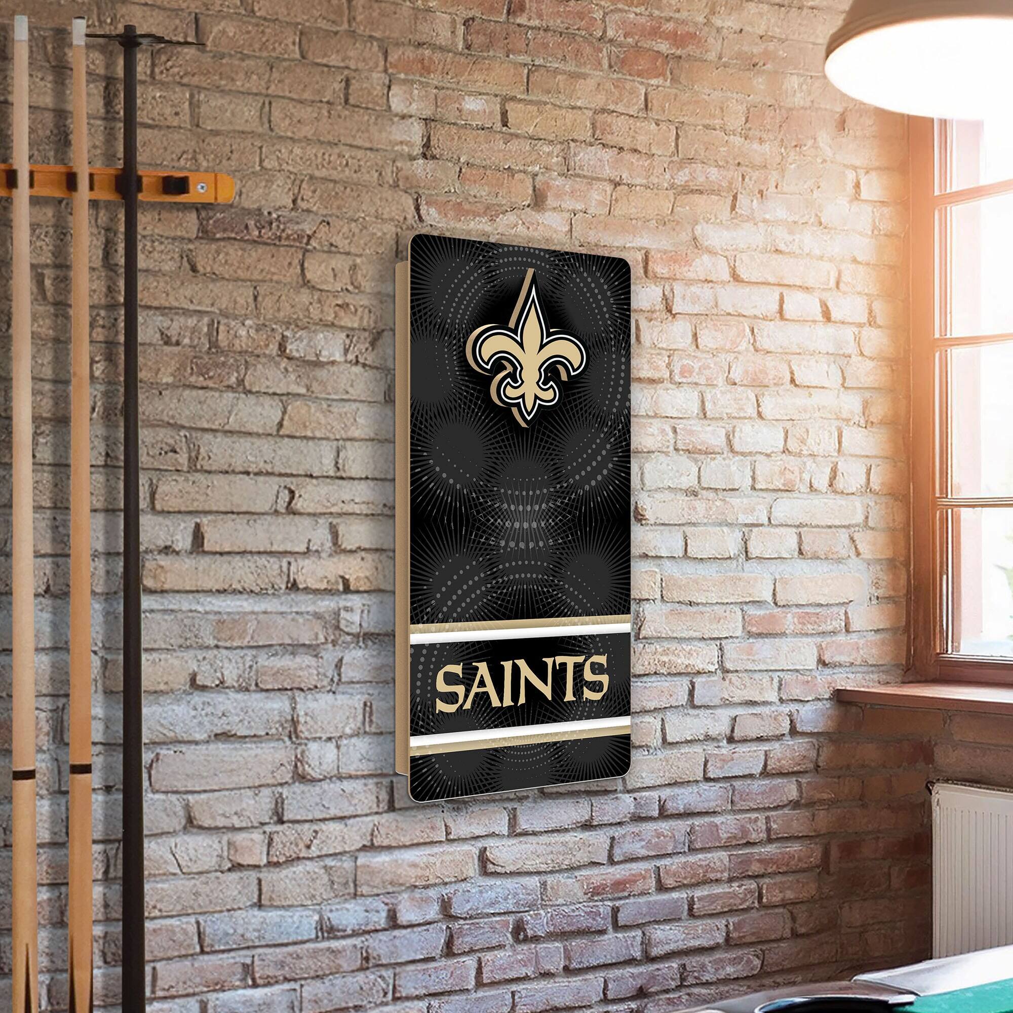 Alt View 1. Fan Creations - New Orleans Saints Wall Hanging Cornhole Board - Multicolor.