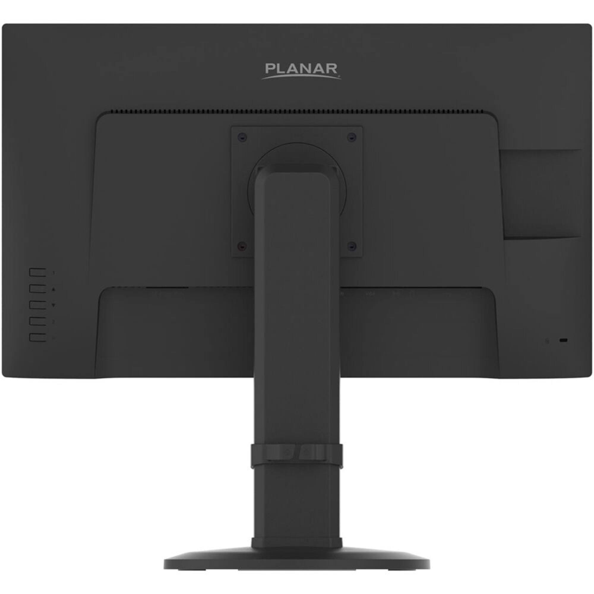 Left. Planar - Planar PZN2410 24” Full HD LCD Monitor (HDMI, DisplayPort, VGA, Cable) - Black.