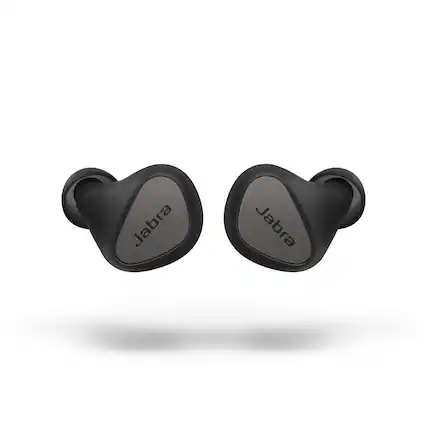 Front. Jabra - Connect 5t True Wireless In-Ear Headphones Optimized for Calls, Music and Online Meetings - Titanium Black.