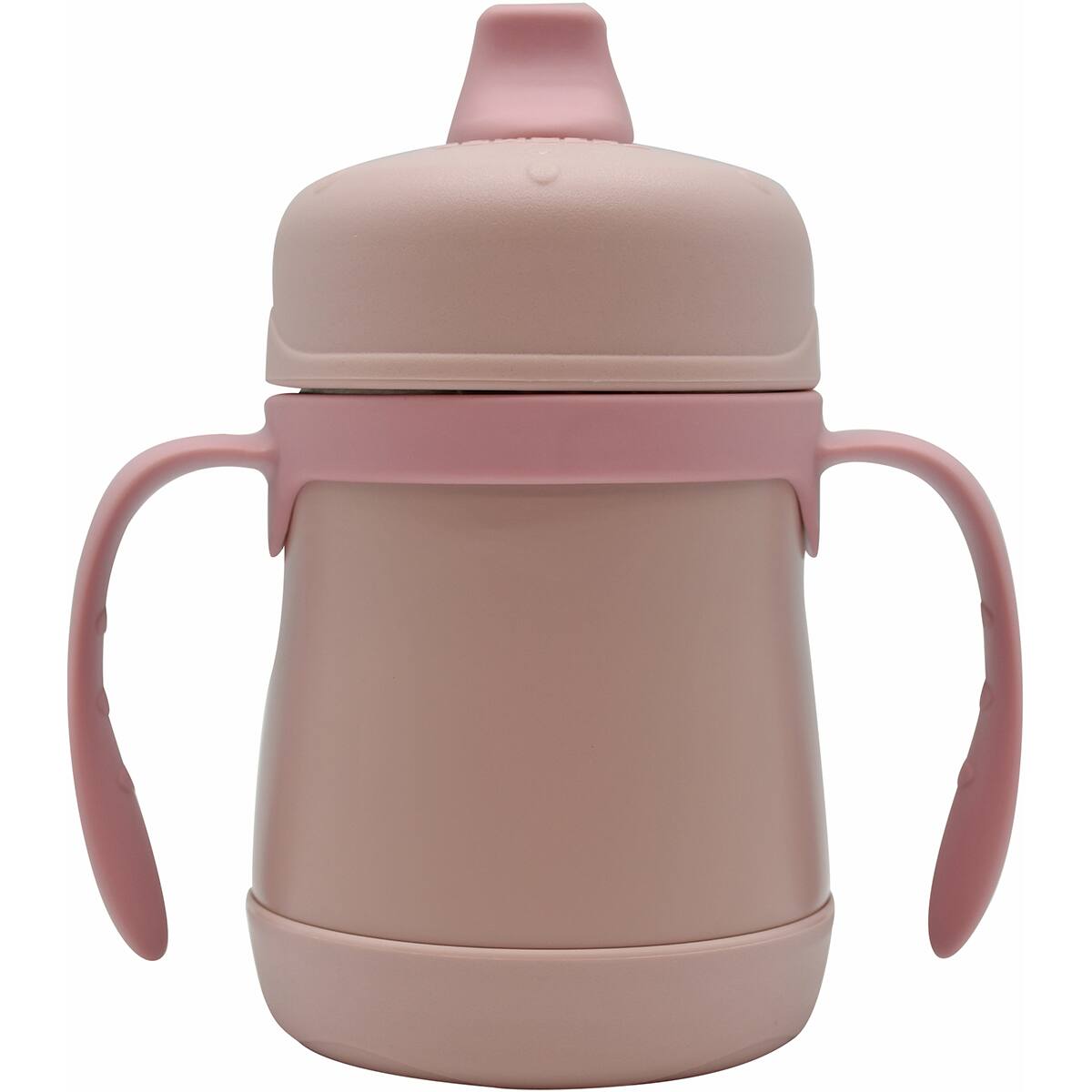 Alt View 2. Thermos - Thermos Baby 7 oz. Vacuum Insulated Stainless Steel Sippy Cup w/ Handles - Rose - Rose.