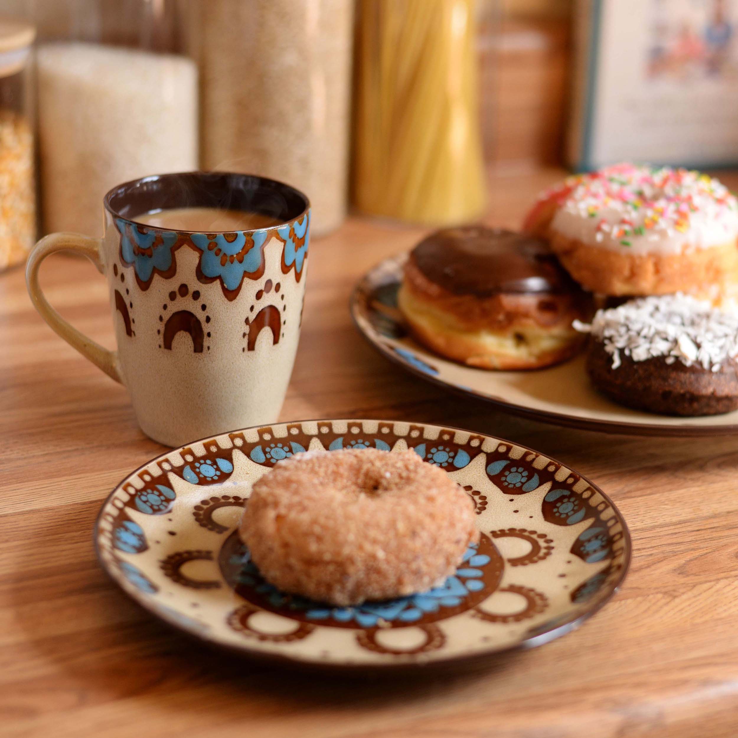 Alt View 8. Elama - Elama Clay Heart 16 Piece Luxurious Stoneware Dinnerware with Complete Setting for 4, 16pc - Multi-Color.