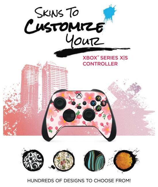 Skins to Customize Your  
Xbox Series X/S Controller  

Hundreds of Designs to Choose From!