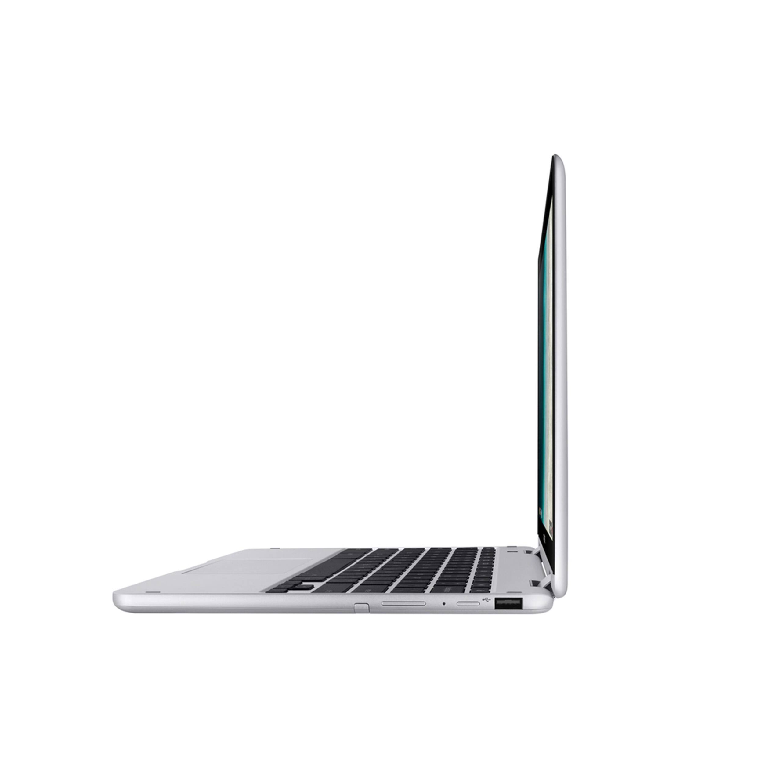 Alt View 8. Samsung - Samsung 12.2" FHD 2-in-1 Touchscreen Chromebook Plus Laptop,Intel Dual-Core,4GB RAM,64GB eMMc,Pen and Mouse,Silver - Silver.