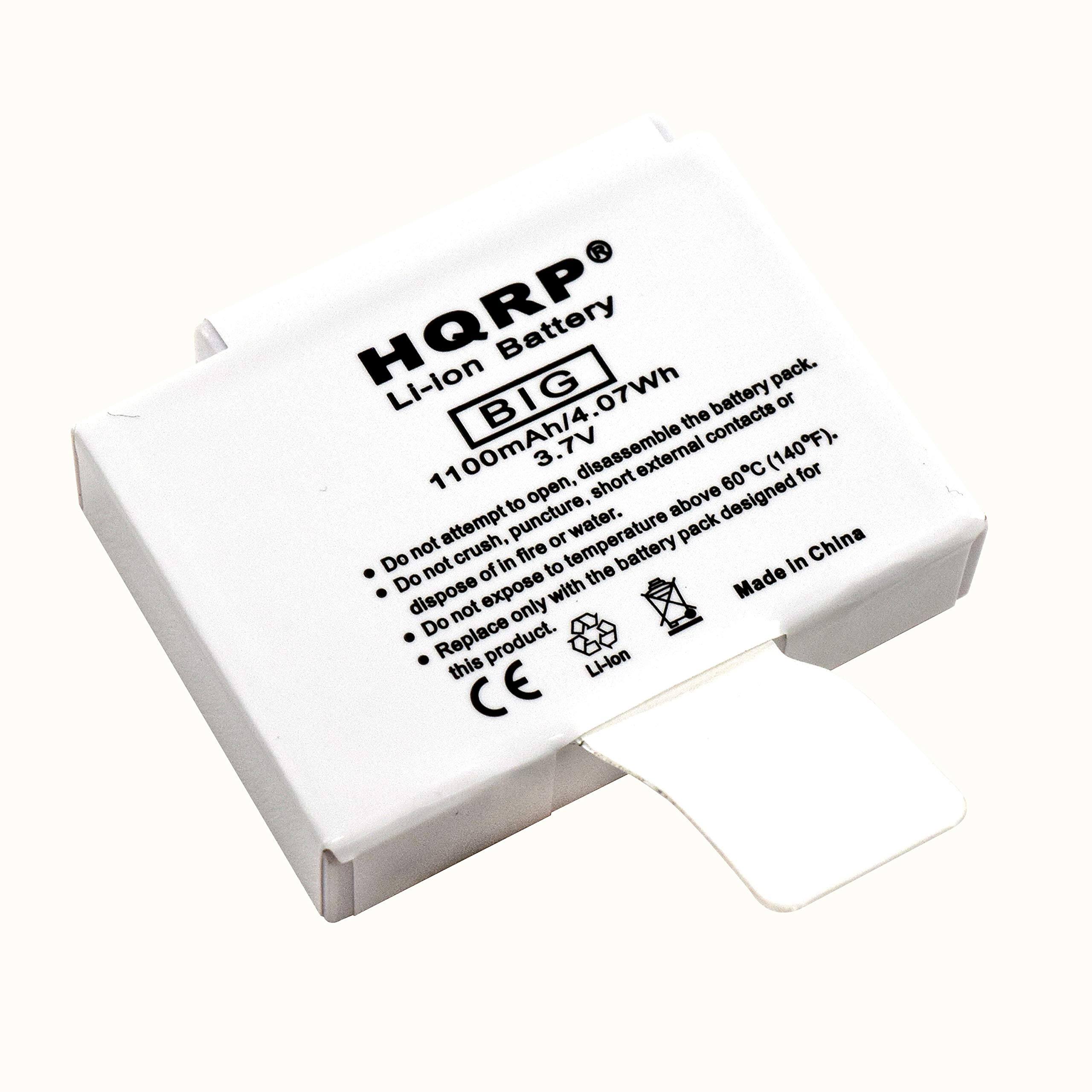 HQRP Li-ion Battery  
BIG  
1100mAh/4.07Wh  
3.7V  

Do not attempt to open, disassemble the battery pack.  
Do not crush, puncture, or expose to fire.  
Do not expose to water.  
Do not dispose of in fire.  
Do not dispose of in water.  
Do not dispose of in temperature above 60°C (140°F).  
Do not dispose of in temperature below -40°C (-40°F).  
Do not dispose of in temperature above 60°C (140°F).  
Do not dispose of in temperature below -40°C (-40°F).  
Do not dispose of in temperature above 60°C (140°F).  
Do not dispose of in temperature below -40°C (-40°F).  
Do not dispose of in temperature above 60°C (140°F).  
Do not dispose of in temperature below -40°C (-40°F).  
Do not dispose of in temperature above 60°C (140°F).  
Do not dispose of in temperature below -40°C (-40°F).  
Do not dispose of in temperature above