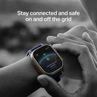 Apple Watch Ultra 3 (GPS+Cellular) 49mm Titanium Case with Apple Watch Ultra 3 (GPS+Cellular) 49mm Titanium Case with