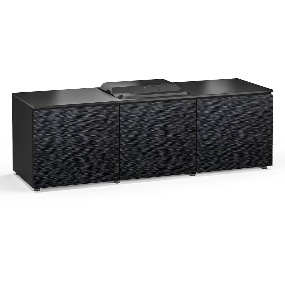 Front. Salamander Designs - Salamander Designs Chameleon Collection Chicago 237 Projector Integrated Cabinet for Epson LS100 Projector (Black Oak) - Black Oak.