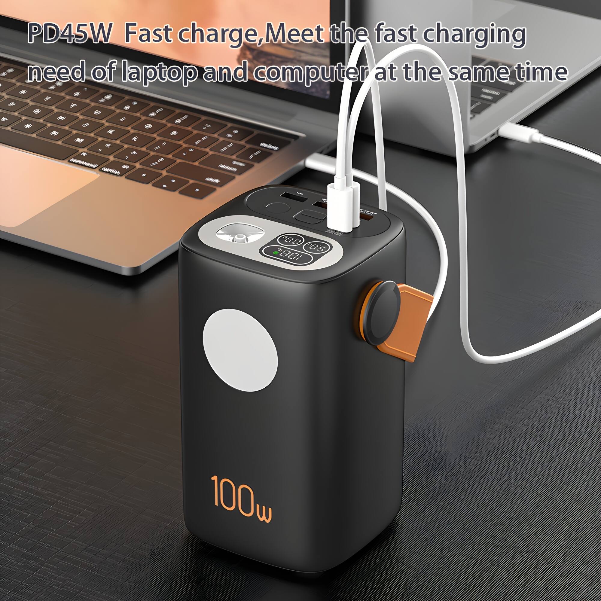 INSE Large Capacity 60000mAh with Carrying Handle, Rechargeable