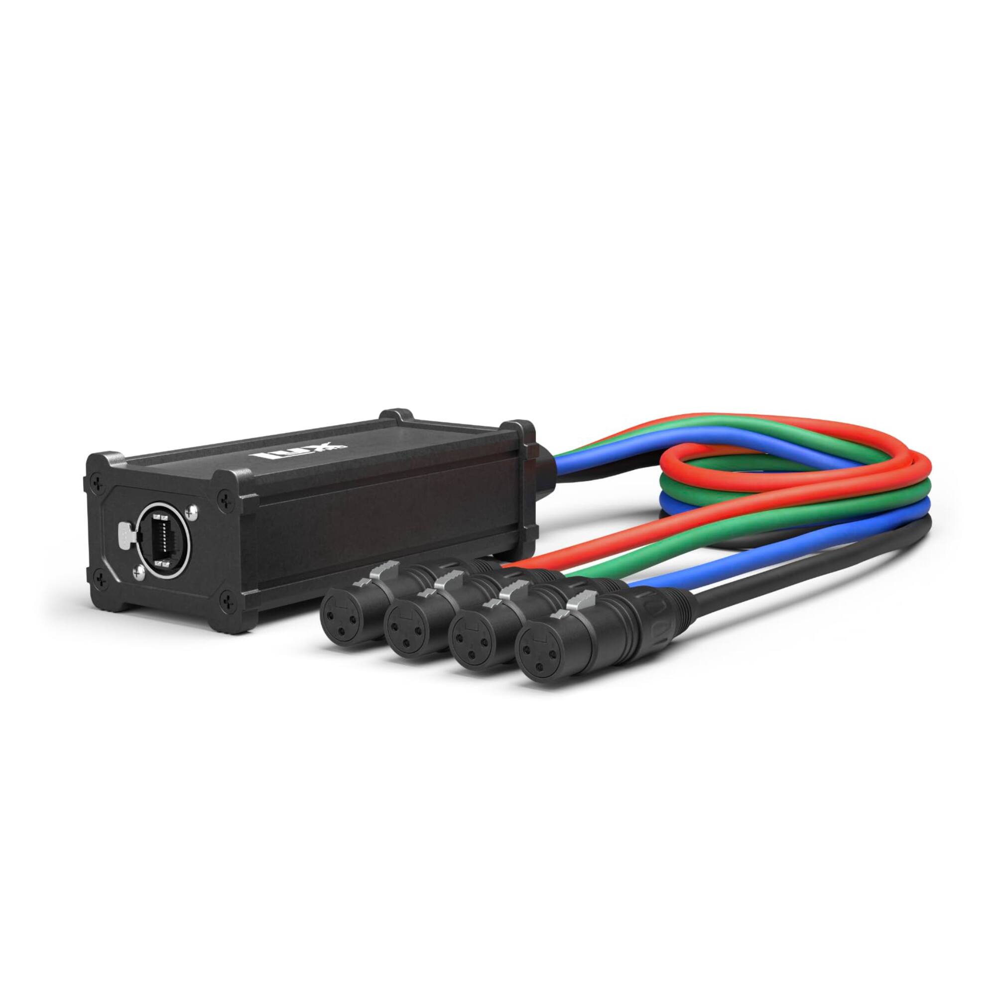 Lyxpro - 4‑Channel 3′ XLR to RJ45 Ethercon Breakout | Compact Audio Interface Snake - Mutli price history on PriceWatchPro