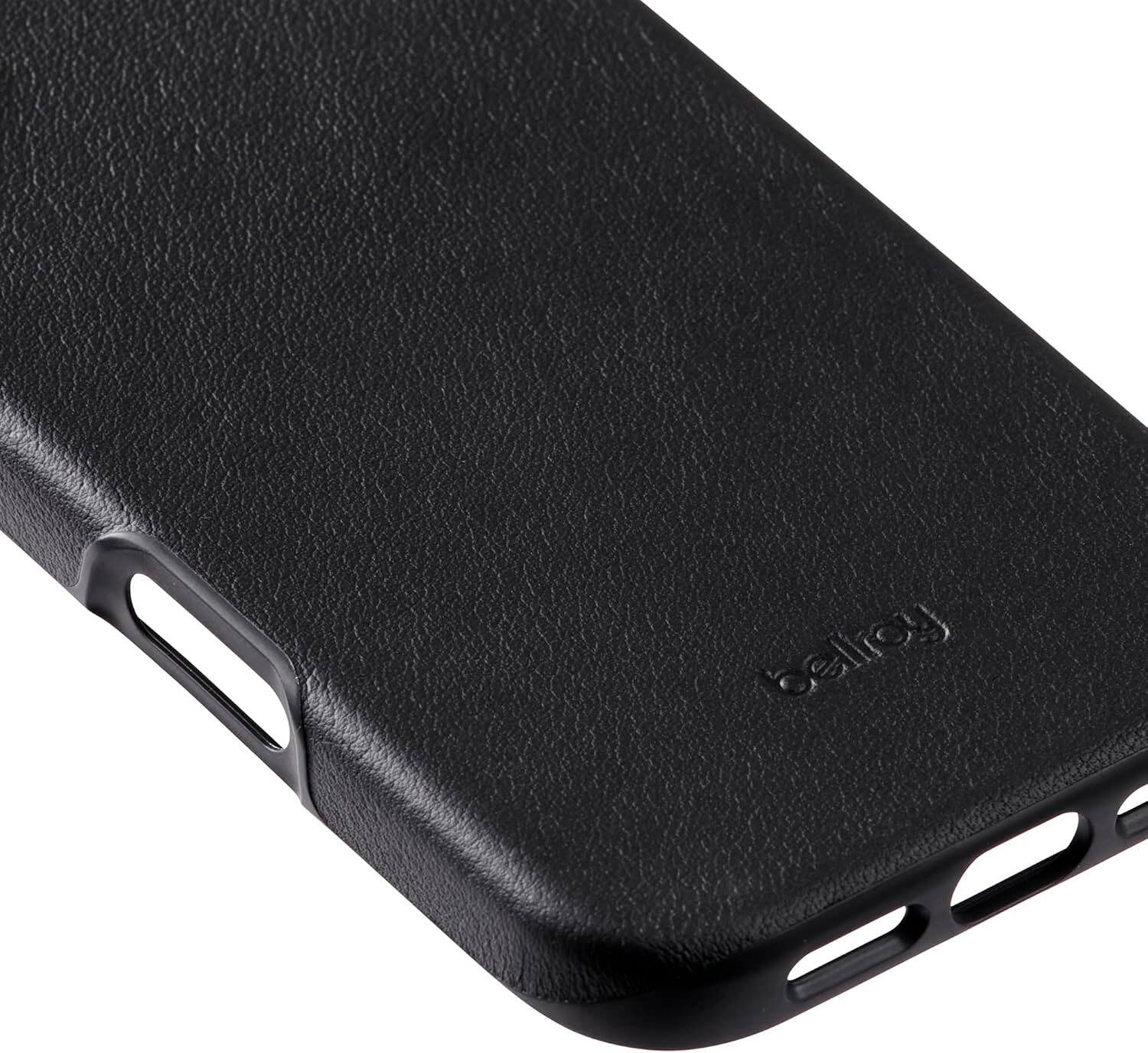 Alt View 2. Bellroy - iPhone 16 Plus Leather Phone  Case - Black.