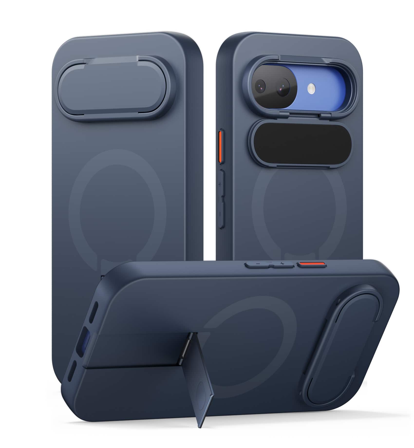 SURITCH - Case for Google Pixel 10a Phone, Compatible with MagSafe,Protective Cover with Camera Cover & Adjustable Metal Kickstand - Deep Blue price history on PriceWatchPro
