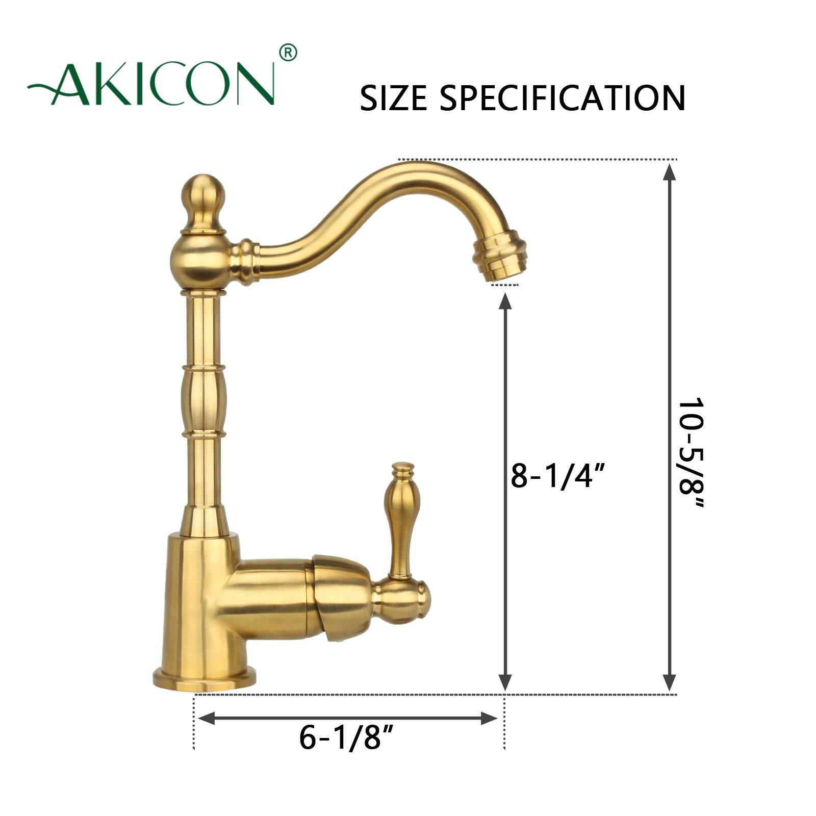 AKICON SIZE SPECIFICATION  
8-1/4"  
10-5/8"  
6-1/8"