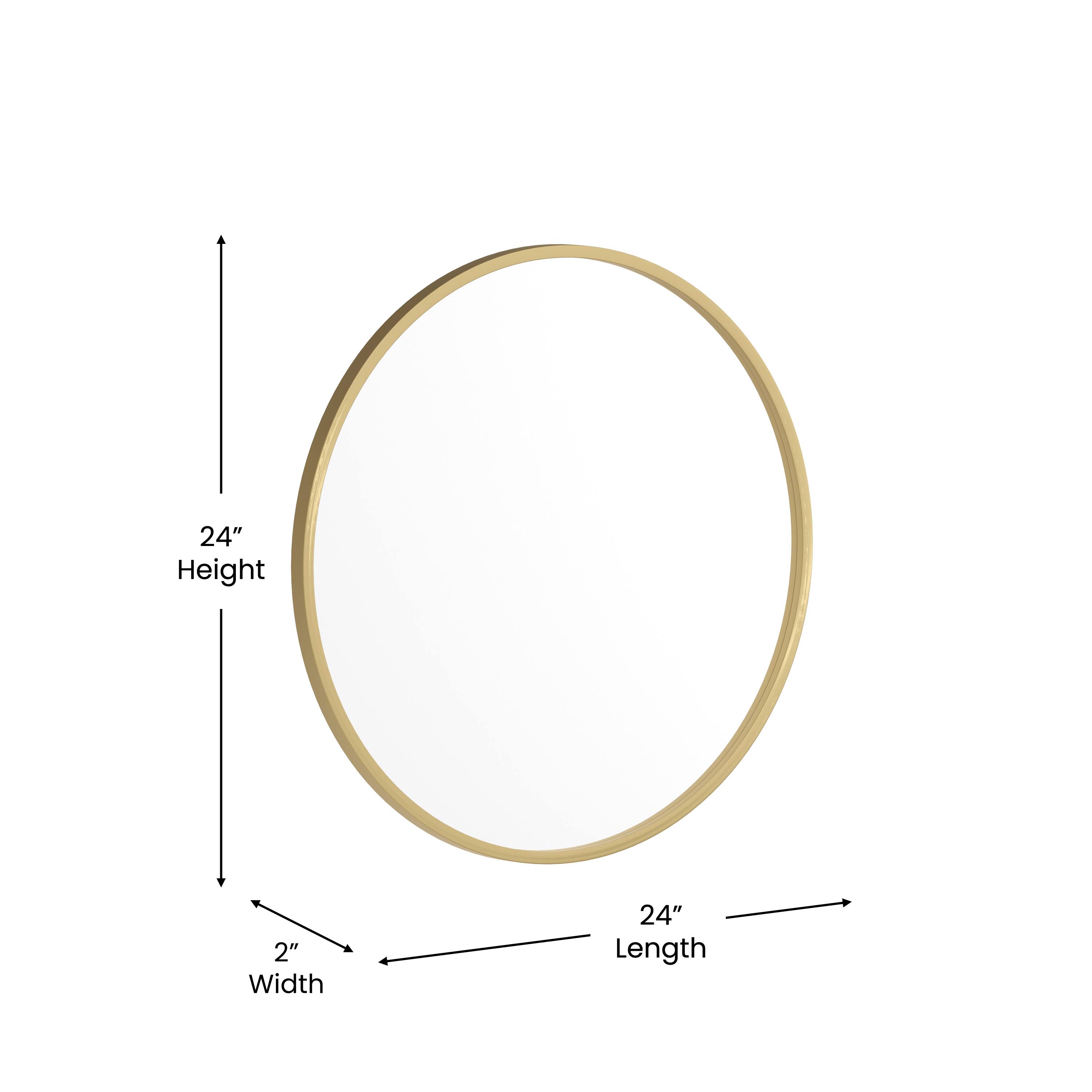 24" Height, 2" Width, 24" Length
