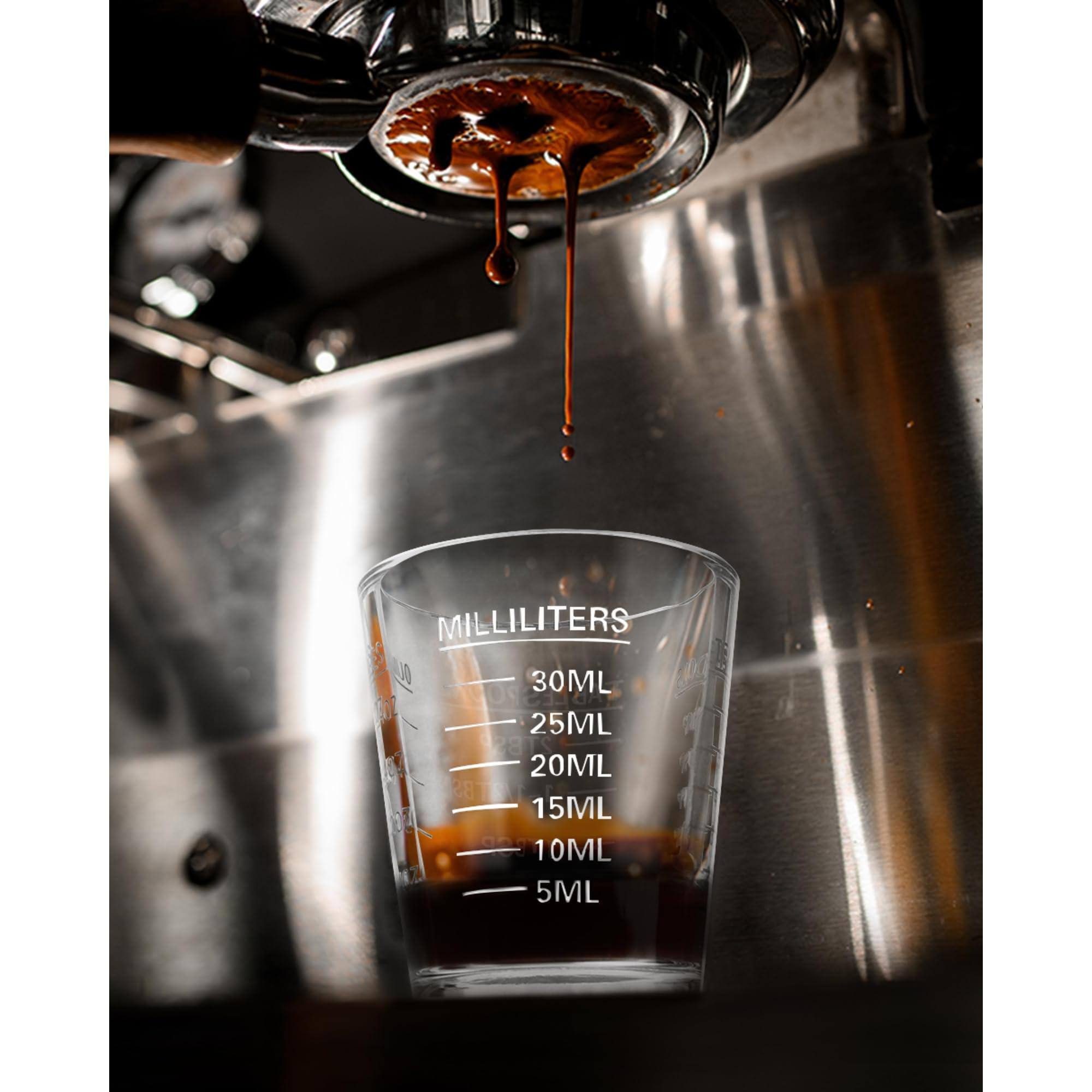 Dapper Styles Shot Glasses Measuring Cup Set Espresso Liquid Heavy ...