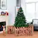 Alt View 13. Costway - 6FT PVC Christmas Tree 1000 Tips Hinged Solid Metal Legs - Green.