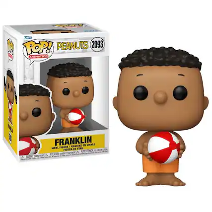 Funko POP! PEANUTS 2093 ANIMATION
FRANKLIN
VINYL FIGURE / FIGURINE EN VINYLE / FIGURA DE VINIL
WARNING - CHOKING HAZARD - ATTENTION D'ÉTOUFFEMENT - ADVERTENCIA: PEUGURO DE ASFIXIA