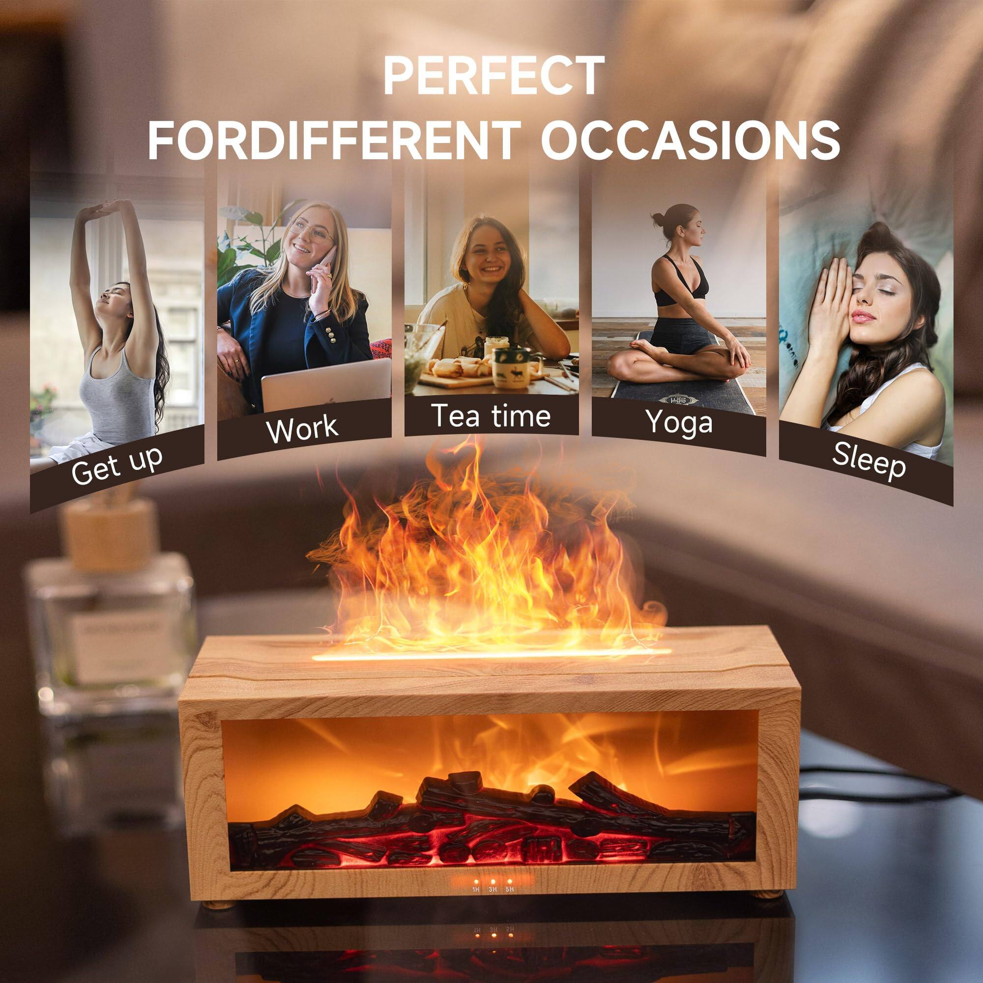 PERFECT FOR DIFFERENT OCCASIONS  
Get up  
Work  
Tea time  
Yoga  
Sleep