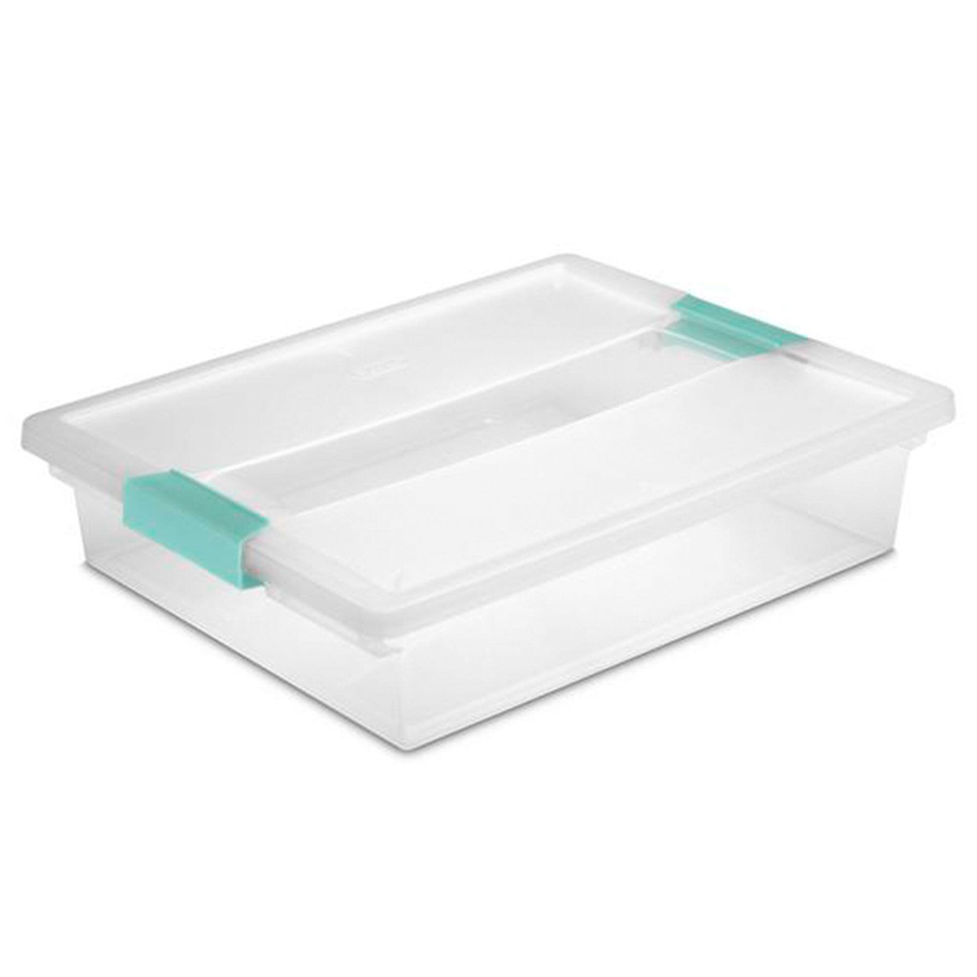Alt View 1. Sterilite - Sterilite Large Clip Storage Box, 12 Pack, and Small Clip Storage Box, 6 Pack.