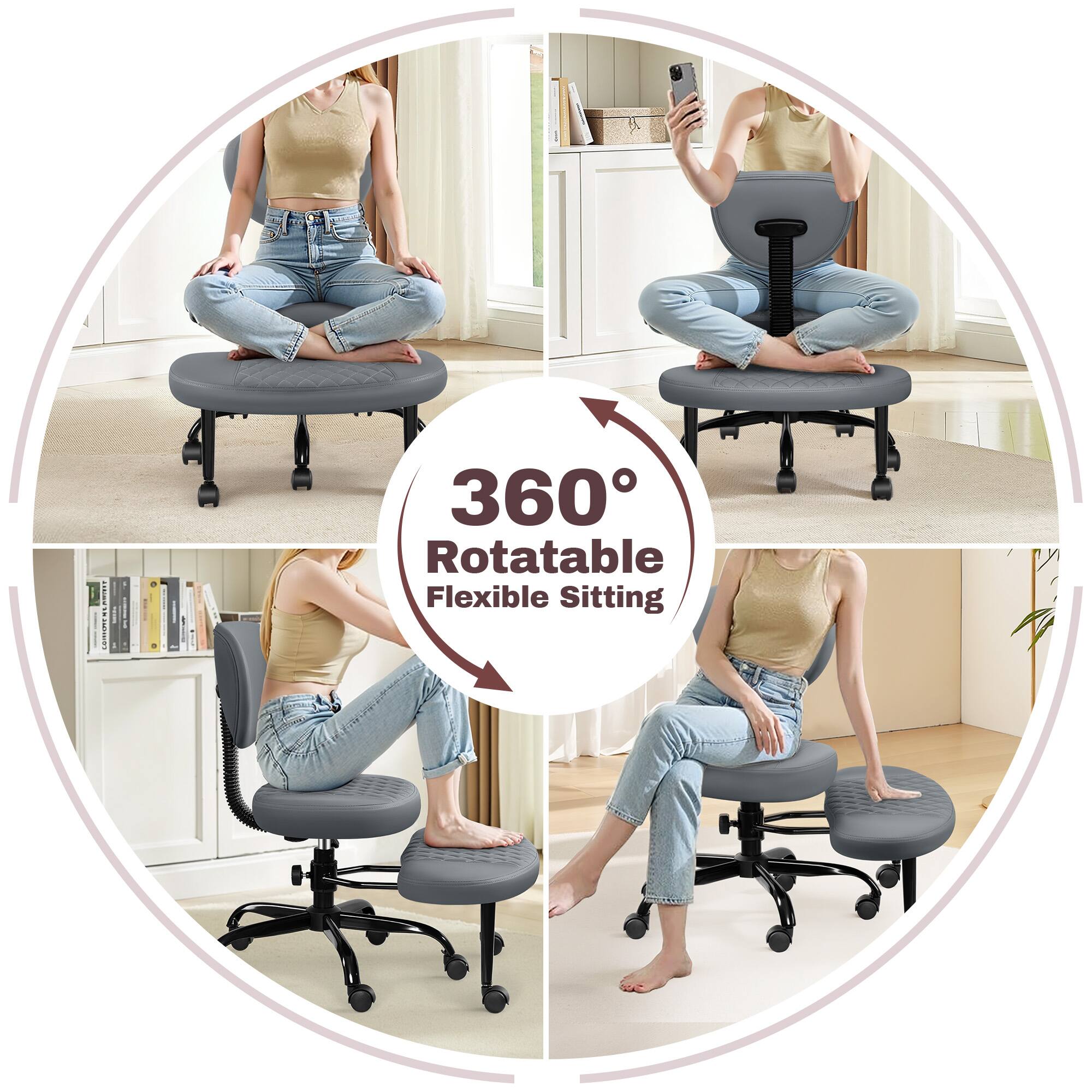 360° Rotatable Flexible Sitting