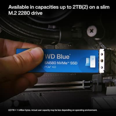 Western Digital WD WDS500G3B0E 500GB WD Blue SN580 NVMe Internal Western Digital WD WDS500G3B0E 500GB WD Blue SN580 NVMe Internal