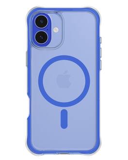 Ornarto - Air Case for iPhone 16 Plus Clear, Compatible with MagSafe, Military-Grade Drop Protection Cover - Blue