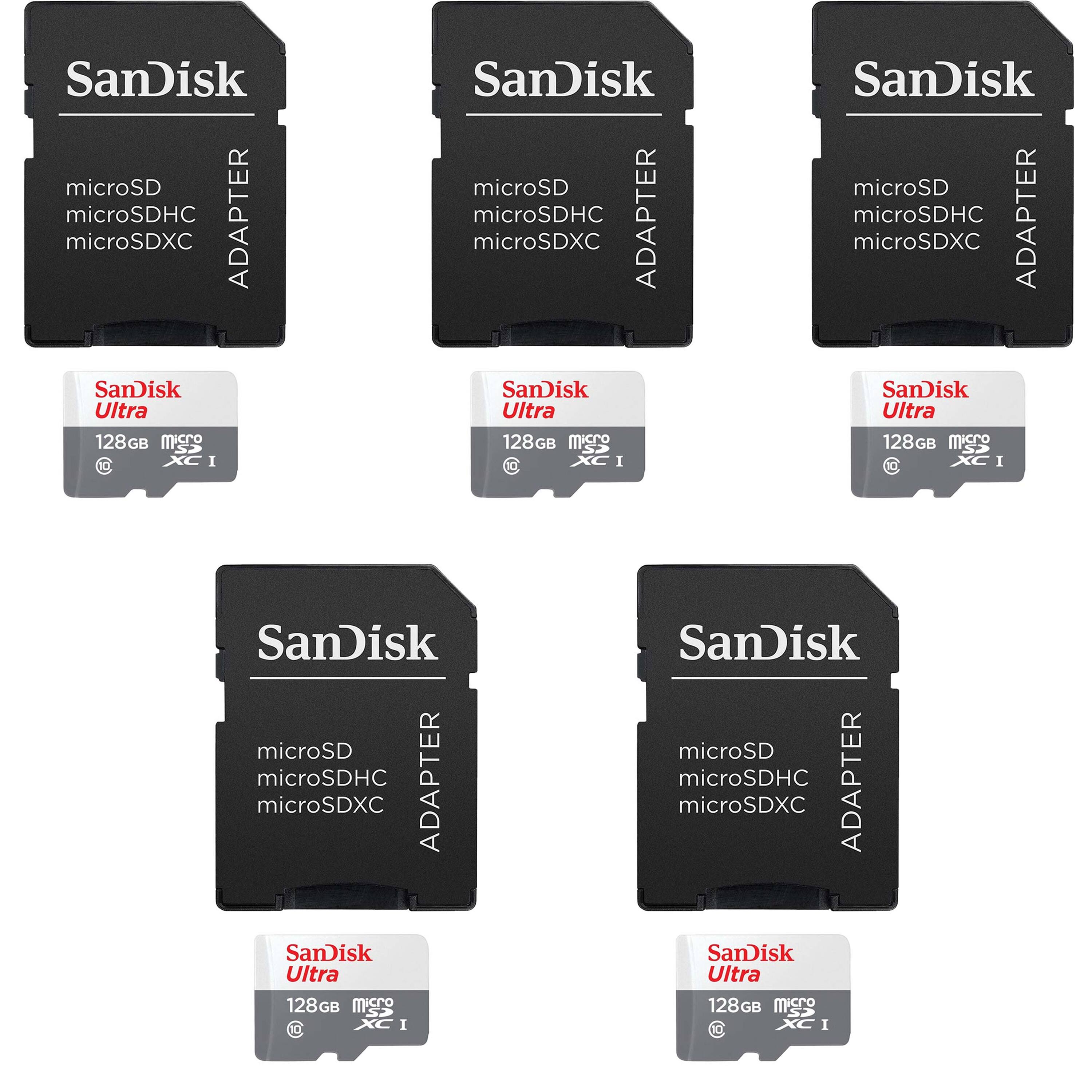 SanDisk microSD microSDHC ADAPTER microSDXC  
SanDisk Ultra 128GB microSDXC I